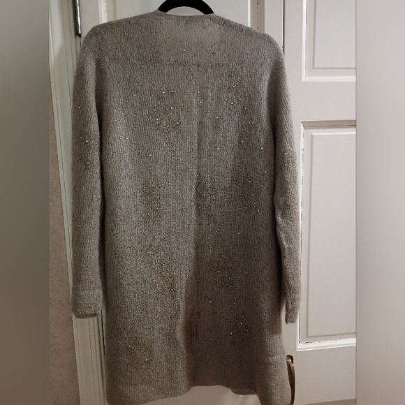 Anne Klein Sparkling Gray Cardigan - Picture 5 of 5